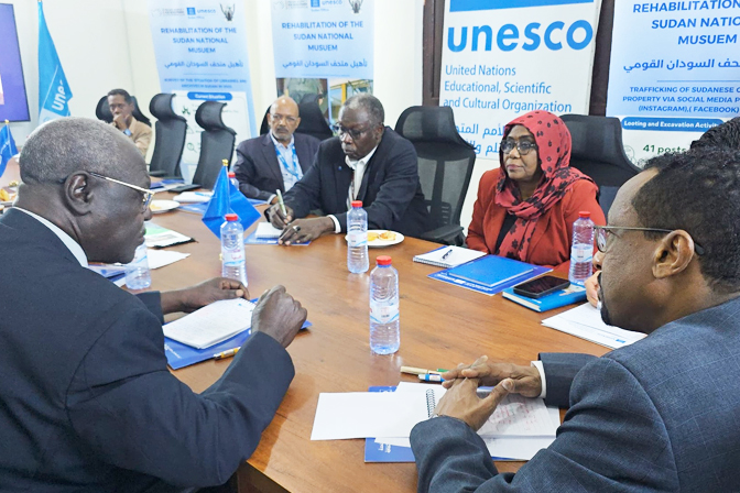 Al-Aisir praises UNESCO’s support for cultural sector projects and museum restoration.