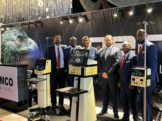 WIMCO Team showcasing her Oertli Surgical Devices